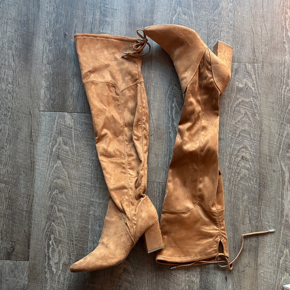 Marc Fisher Camel Over-the-Knee Boots